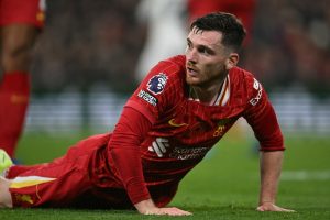 Andrew Robertson là hậu vệ trái của Liverpool